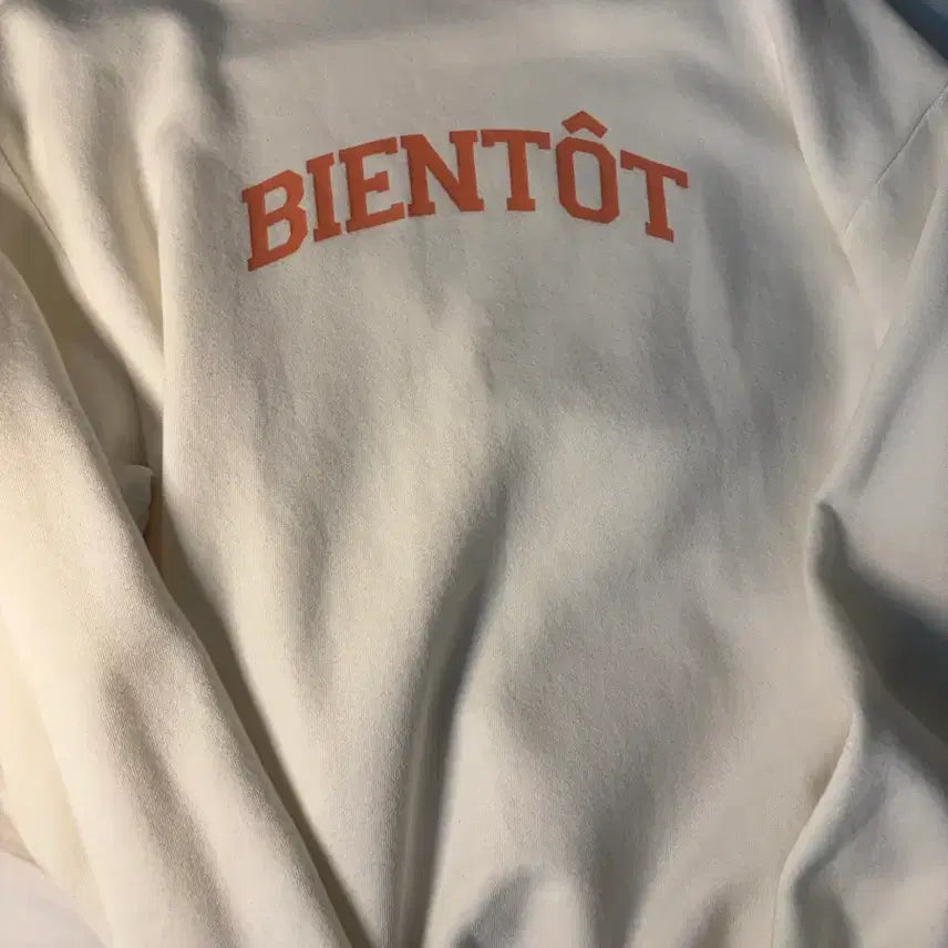 [BUNJANG] BIENTÔT Ivory Sweatshirt T-Shirt / BIENTOT 아이보리 맨투맨 티셔츠