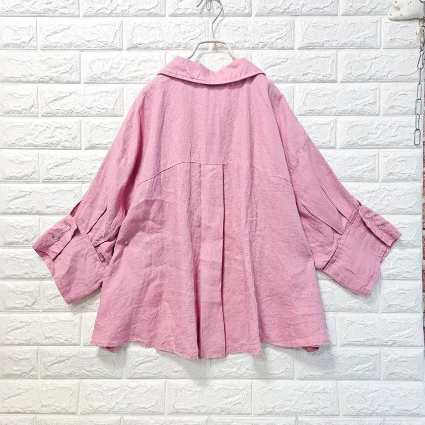[BUNJANG] LBL Pink Linen Shirt XL / LBL 핑크셔츠