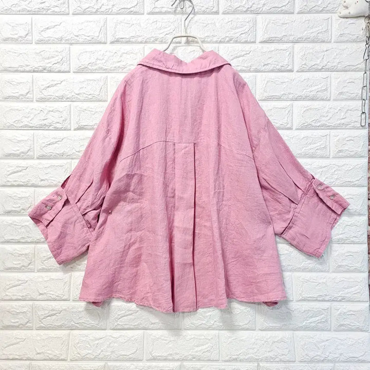 [BUNJANG] LBL Pink Linen Shirt XL / LBL 핑크셔츠