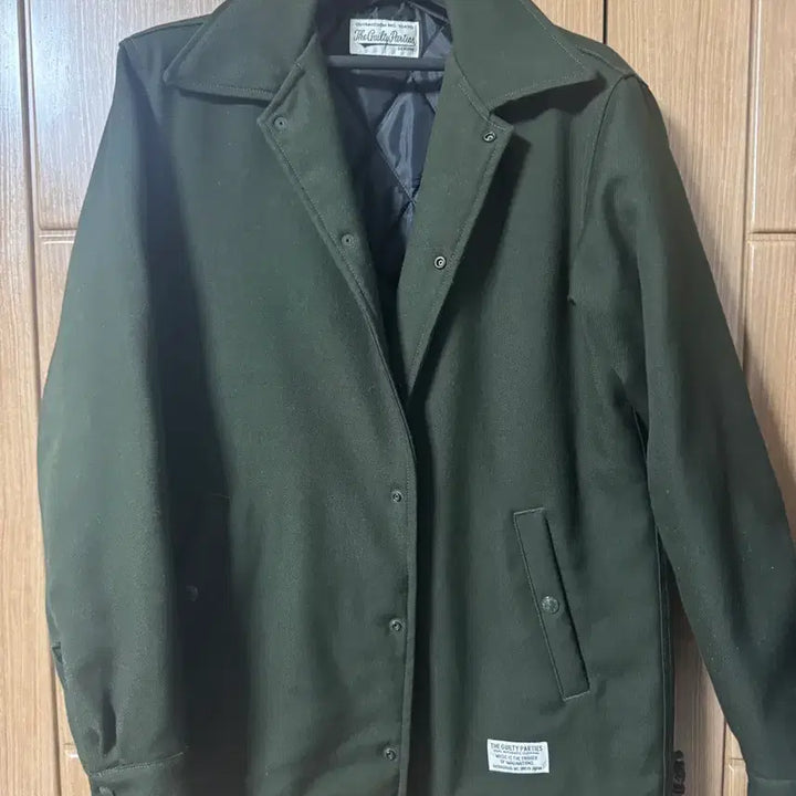 [BUNJANG] Wacko Maria Green Quilting Lined Coach Jacket / 와코마리아 코치자켓