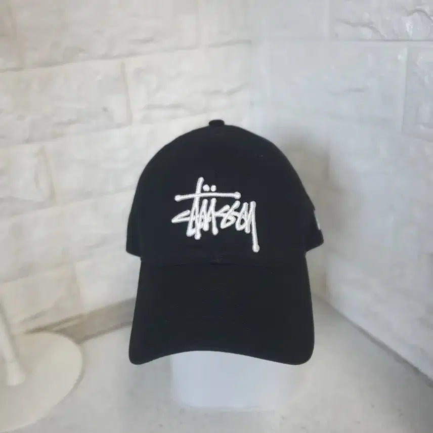 [BUNJANG] Stussy Black Cotton Baseball Cap / 스투시 블랙 볼캡 모자