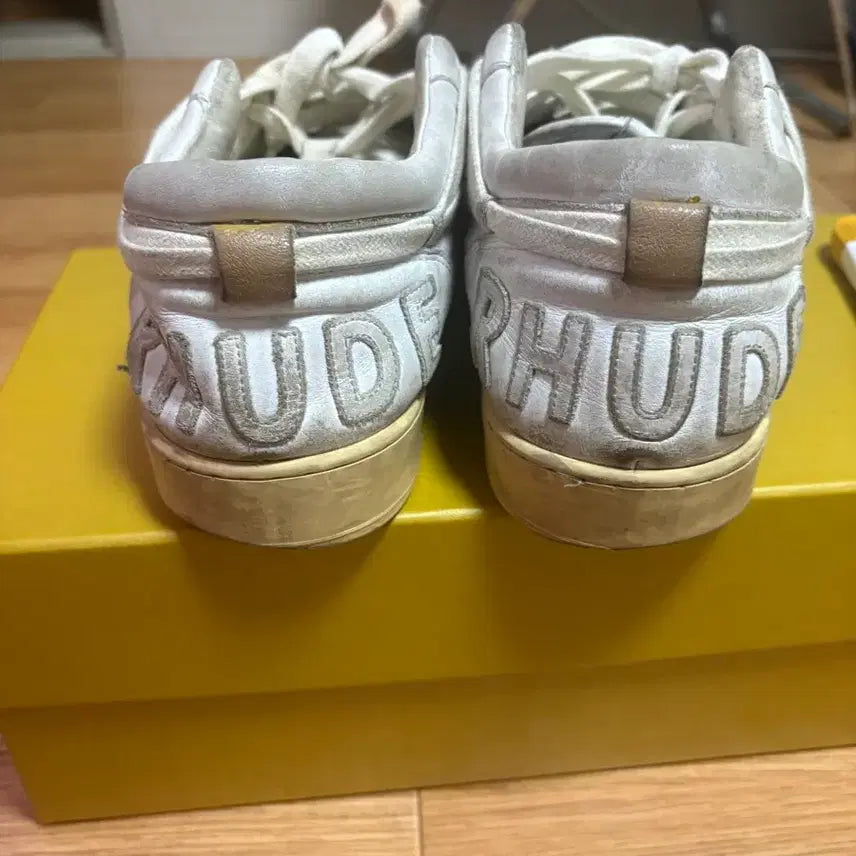[BUNJANG] Rhude Recess Low White Sneakers / Rhude 루드 리세스 로우