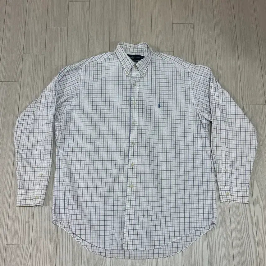 [BUNJANG] Polo Ralph Lauren Plaid Long Sleeve Oversized Shirt XL / 폴로 랄프로렌 오버핏 긴팔셔츠xl 110느낌 상태a