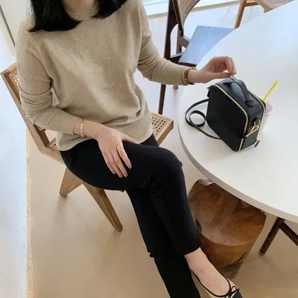 [BUNJANG] Le Corman Como Bag Black Leather / 르꼬르망 꼬모백 블랙