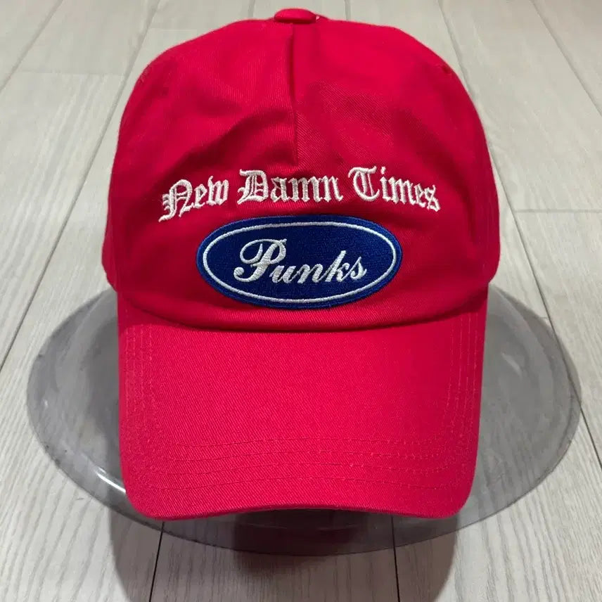 [BUNJANG] Punch Drunk Pulses (PDP) Red Cotton Cap Hat / 펀치드렁크파티즈 볼캡모자 free 상태s 새거급