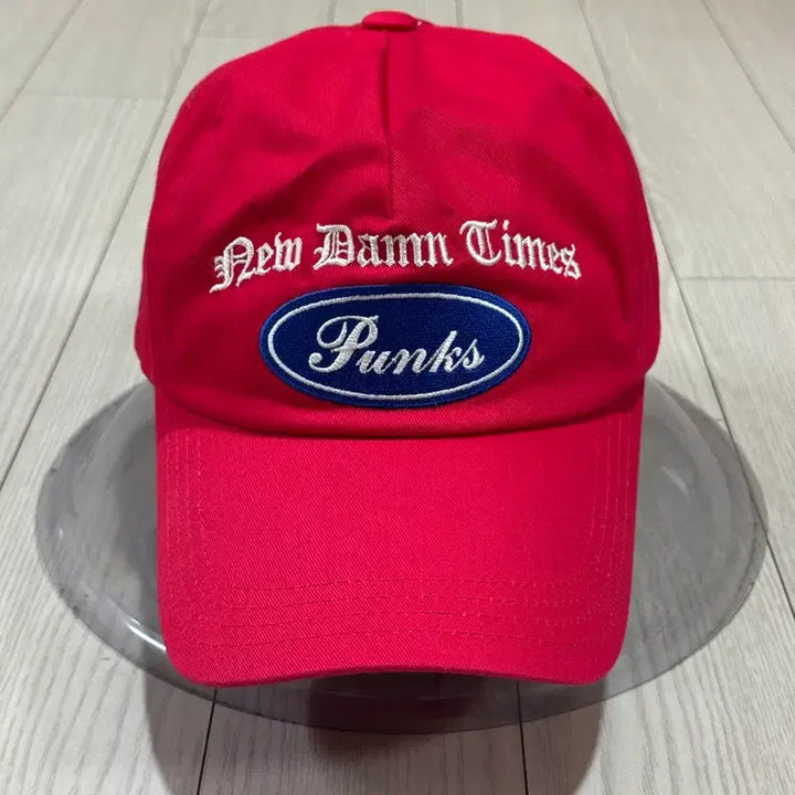 [BUNJANG] Punch Drunk Pulses (PDP) Red Cotton Cap Hat / 펀치드렁크파티즈 볼캡모자 free 상태s 새거급