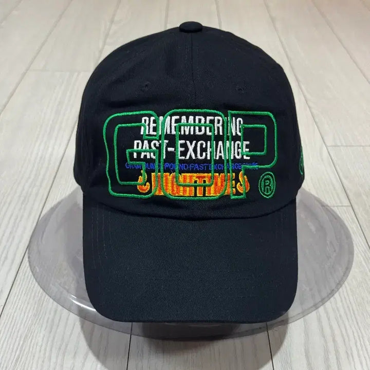 [BUNJANG] Grammouncefound Black Embroidered Logo Ball Cap (Free Size) / 그램아운스파운드 볼캡모자L(free)상태s 새거급