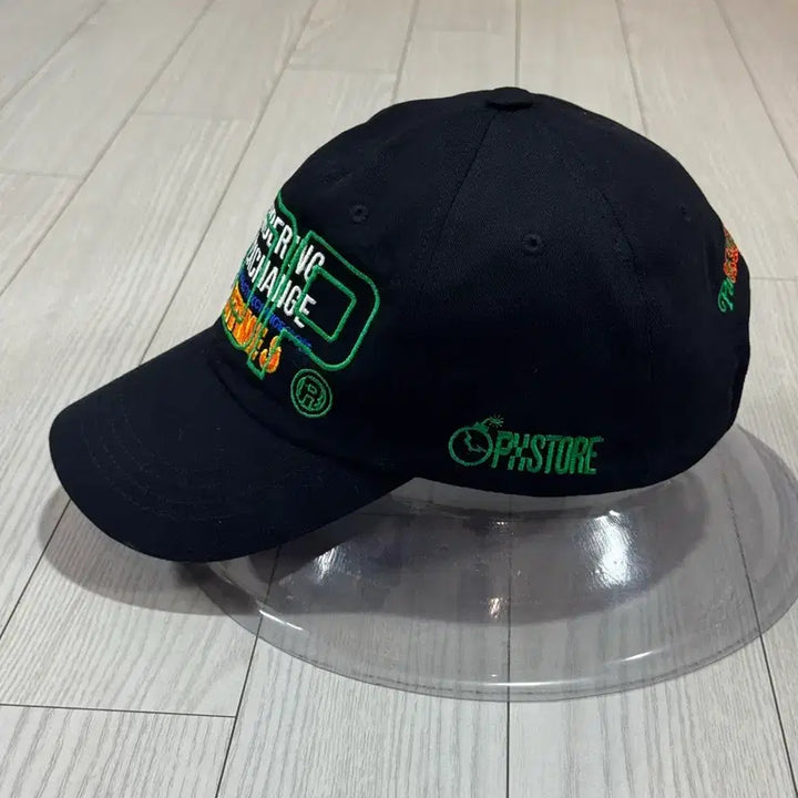 [BUNJANG] Grammouncefound Black Embroidered Logo Ball Cap (Free Size) / 그램아운스파운드 볼캡모자L(free)상태s 새거급