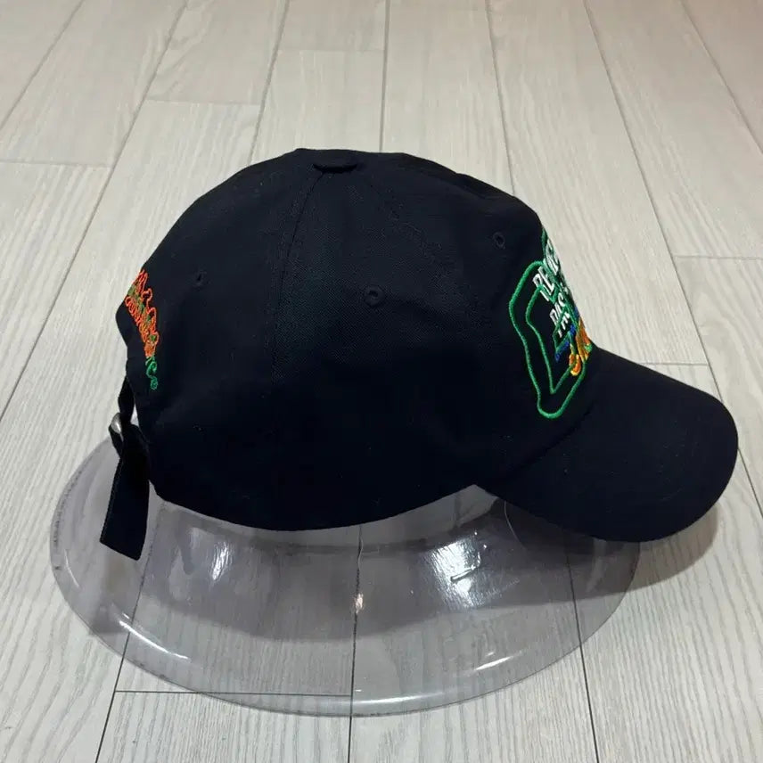 [BUNJANG] Grammouncefound Black Embroidered Logo Ball Cap (Free Size) / 그램아운스파운드 볼캡모자L(free)상태s 새거급