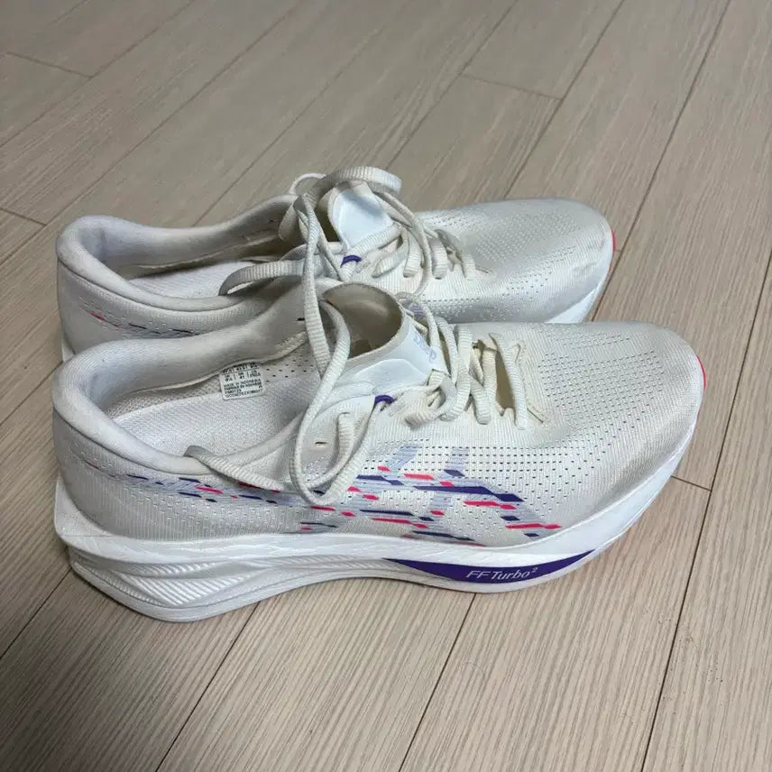 [BUNJANG] ASICS Sonicblast FF Turbo Running Shoes White / 아식스 소닉블라스트 FF Turbo 러닝화 275