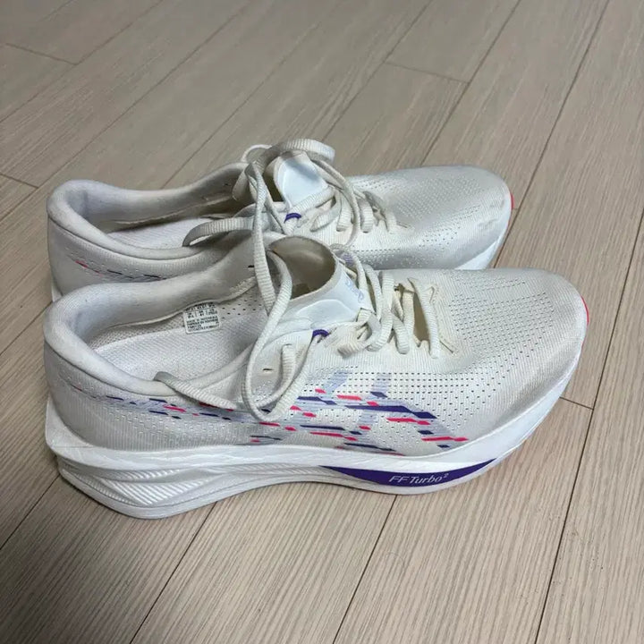 [BUNJANG] ASICS Sonicblast FF Turbo Running Shoes White / 아식스 소닉블라스트 FF Turbo 러닝화 275