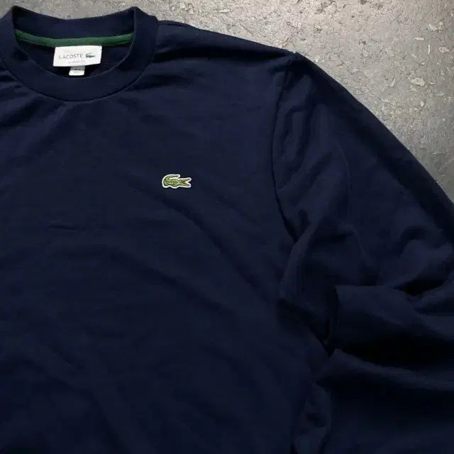 [BUNJANG] Lacoste Navy Sweatshirt 105 / 라코스테 네이비 맨투맨 티셔츠105