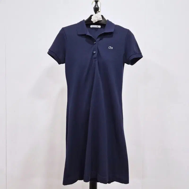 [BUNJANG] Lacoste Pique Short Sleeve Dress / 라코스테 피케 반팔 원피스