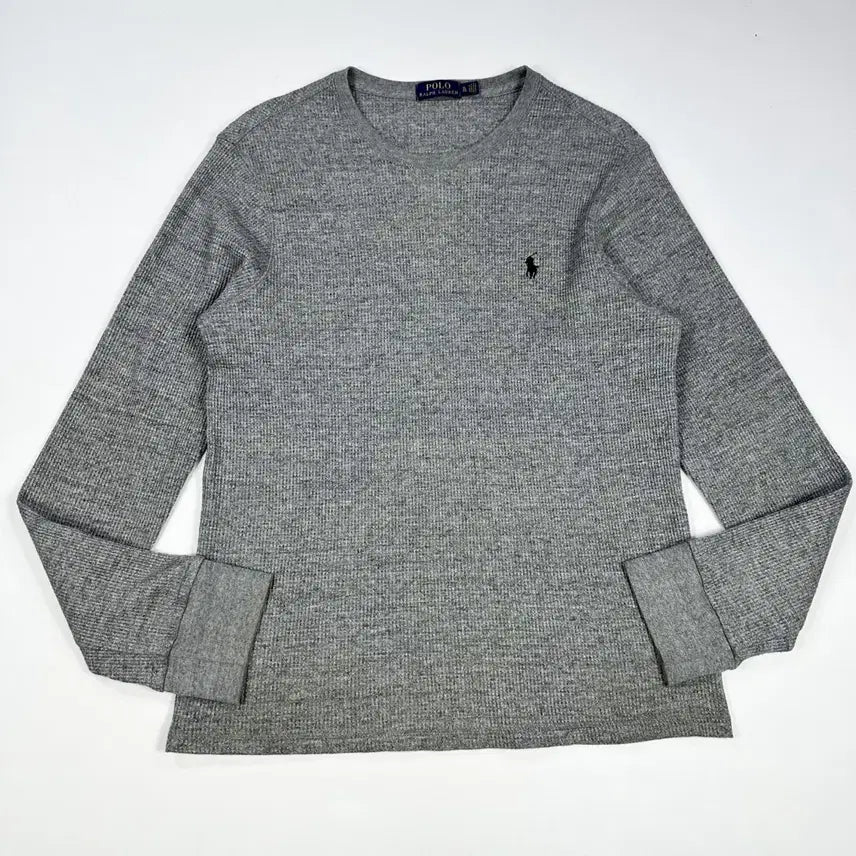 [BUNJANG] Polo Ralph Lauren Minimal Waffle Long Sleeve XL Grey / (XL) 폴로 랄프로렌 미니멀 와플 롱슬리브 그레이