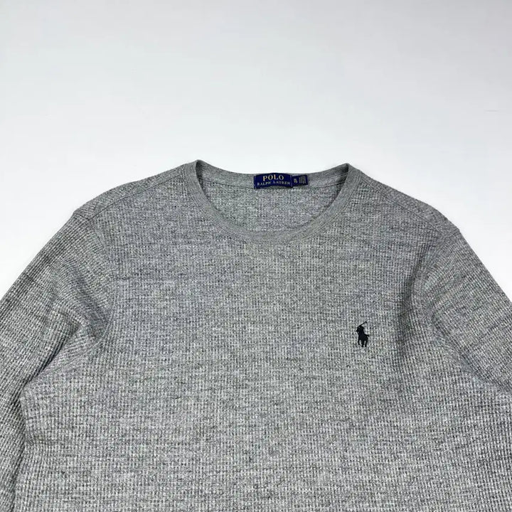 [BUNJANG] Polo Ralph Lauren Minimal Waffle Long Sleeve XL Grey / (XL) 폴로 랄프로렌 미니멀 와플 롱슬리브 그레이