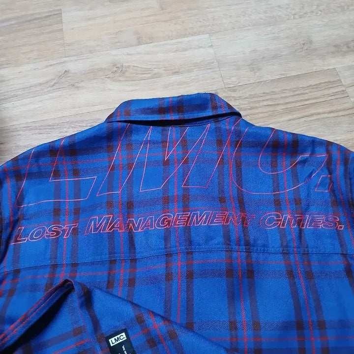 [BUNJANG] LMC Logo Check Oversized Shirt / LMC 엘엠씨 로고 체크 셔츠 남방 오버핏