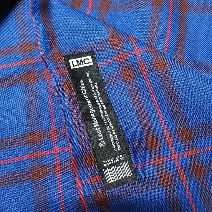 [BUNJANG] LMC Logo Check Oversized Shirt / LMC 엘엠씨 로고 체크 셔츠 남방 오버핏
