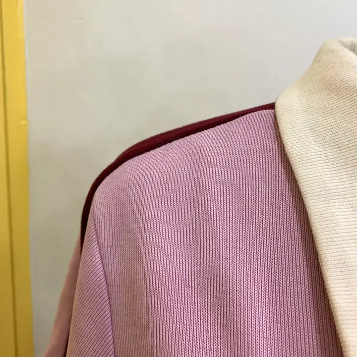 [BUNJANG] Pink Collar Neck Short Sleeve Dress / 핑크색 카라넥 반팔 원피스