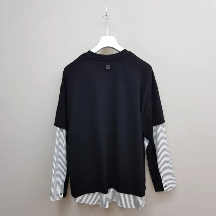 [BUNJANG] System Layered Stripe Mix T-shirt (Size 100) / 한섬 시스템 2021 레이어드 스트라이프 셔츠 믹스 티셔츠 100사이즈