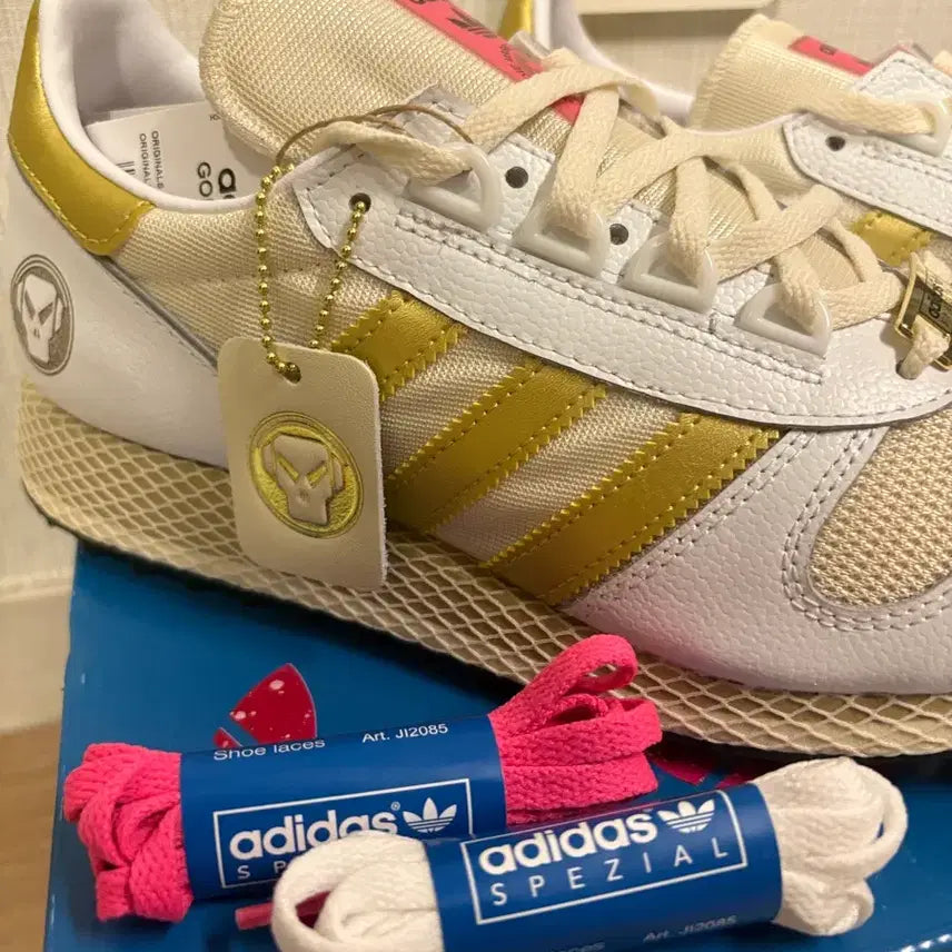 [BUNJANG] Adidas x Golf Le Fleur* Spezial Silver Birch Sneakers / 아디다스x골디 실버버치 스페지알 275