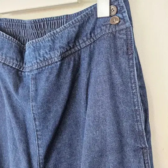 [BUNJANG] Denim Wide Pants / 데님 와이드팬츠