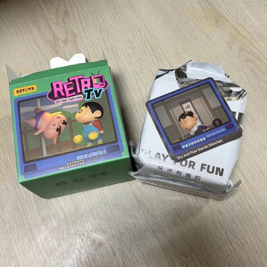 [BUNJANG] 52TOYS Crayon Shin-chan Retro TV Figure / 52TOYS 짱구 레트로티비 피규어