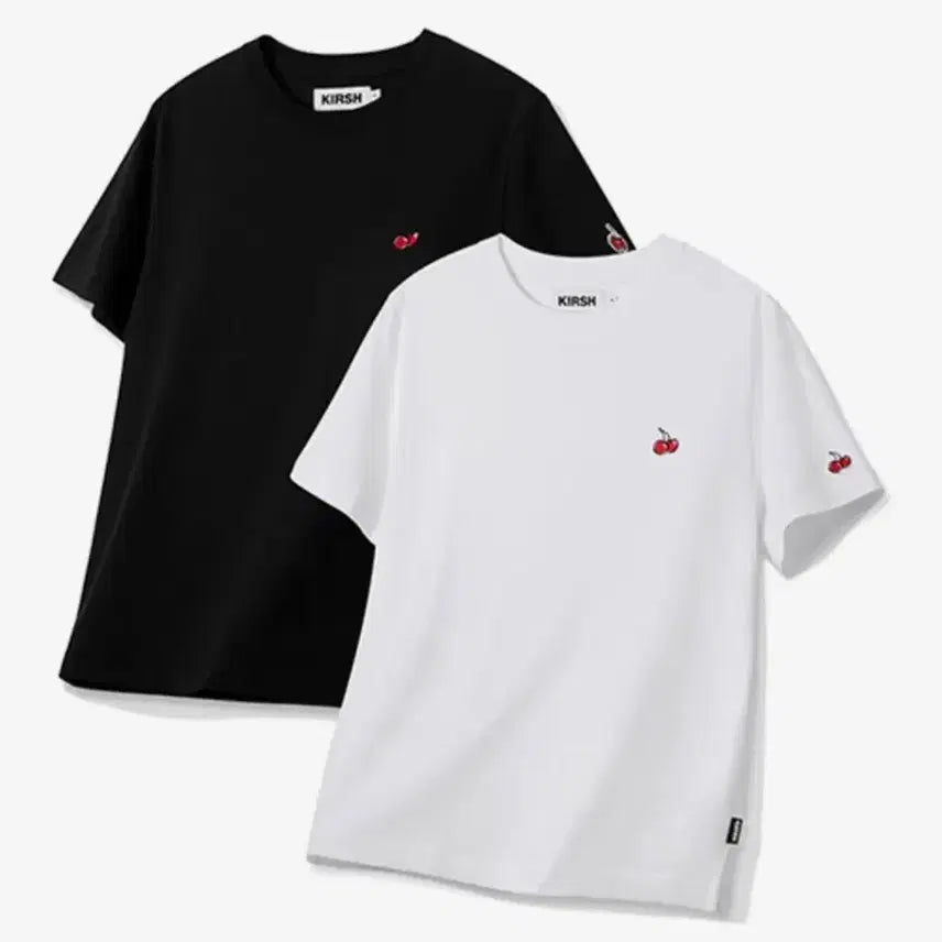 [BUNJANG] Kirsh Cherry T-shirt White / 키르시 체리 반팔티 화이트