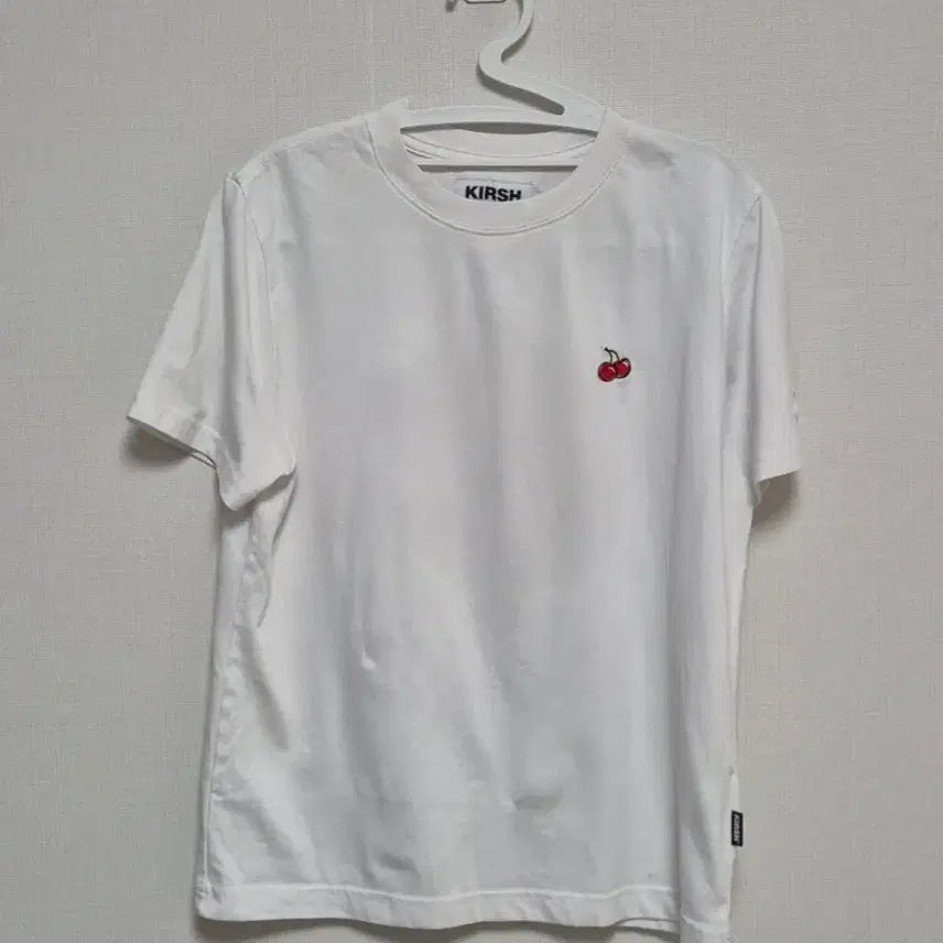 [BUNJANG] Kirsh Cherry T-shirt White / 키르시 체리 반팔티 화이트