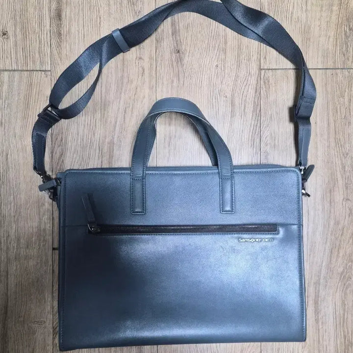 [BUNJANG] Samsonite Red Briefcase Shoulder Bag Crossbody Bag Grey / 쌤소나이트 레드 서류 가방 숄더백 크로스백 그레이