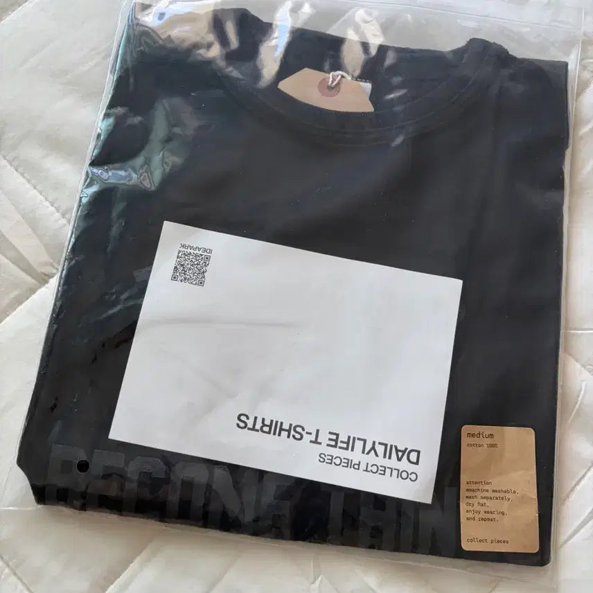 [SOLD OUT] 컬렉트피시스 반팔 블랙 M 새제품