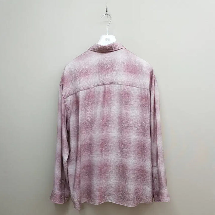 [BUNJANG] SYSTEM 2025 Gradient Textured Oversized Shirt / 시스템 2025 그라데이션 텍스처 오버핏 셔츠 95사이즈