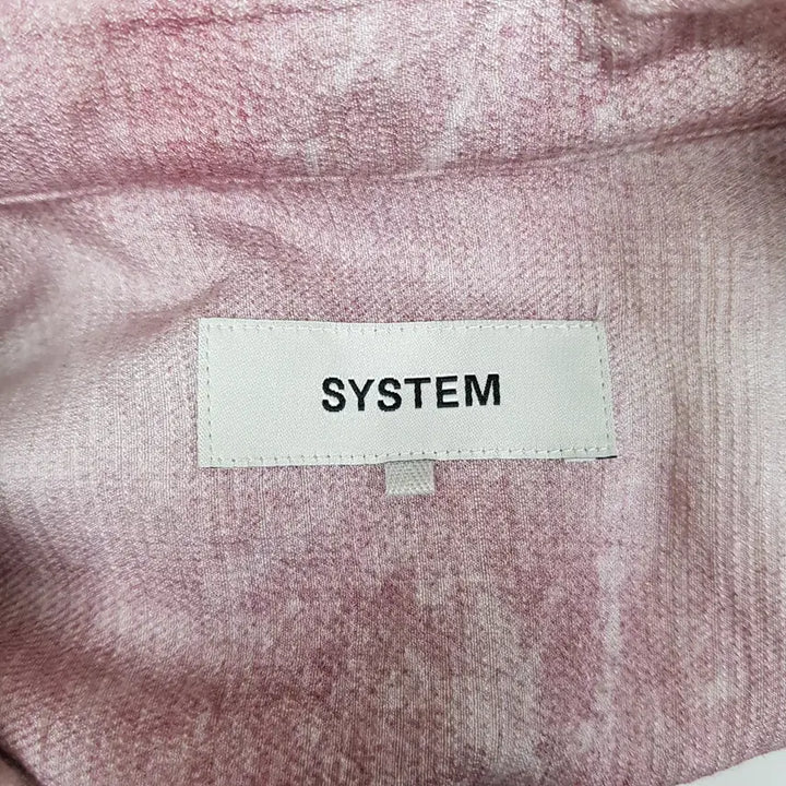 [BUNJANG] SYSTEM 2025 Gradient Textured Oversized Shirt / 시스템 2025 그라데이션 텍스처 오버핏 셔츠 95사이즈
