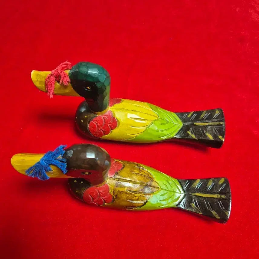 [BUNJANG] Traditional Korean Wooden Ducks for Wedding Ceremony / ( 당채 오리  목각  ) 전통혼례 용품 (무료배송)