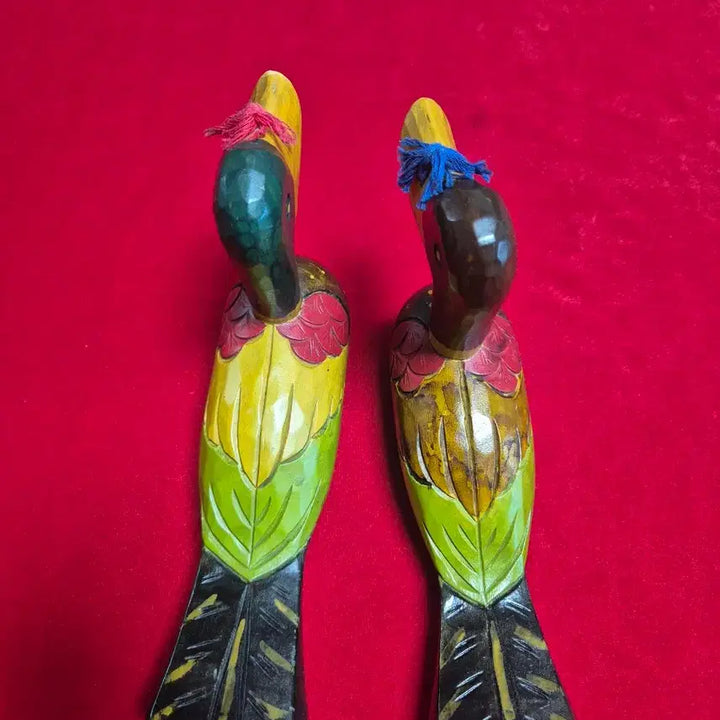 [BUNJANG] Traditional Korean Wooden Ducks for Wedding Ceremony / ( 당채 오리  목각  ) 전통혼례 용품 (무료배송)