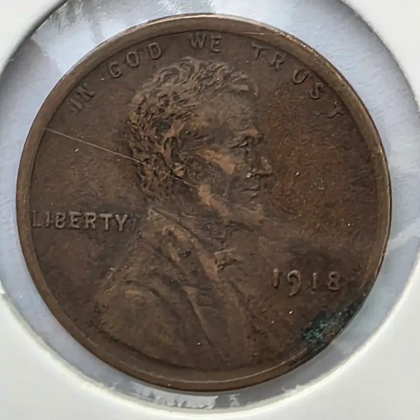 [BUNJANG] 1918 Lincoln Cent Philadelphia Mint Penny / 링컨 1센트 1918년도 필라델피아 페니
