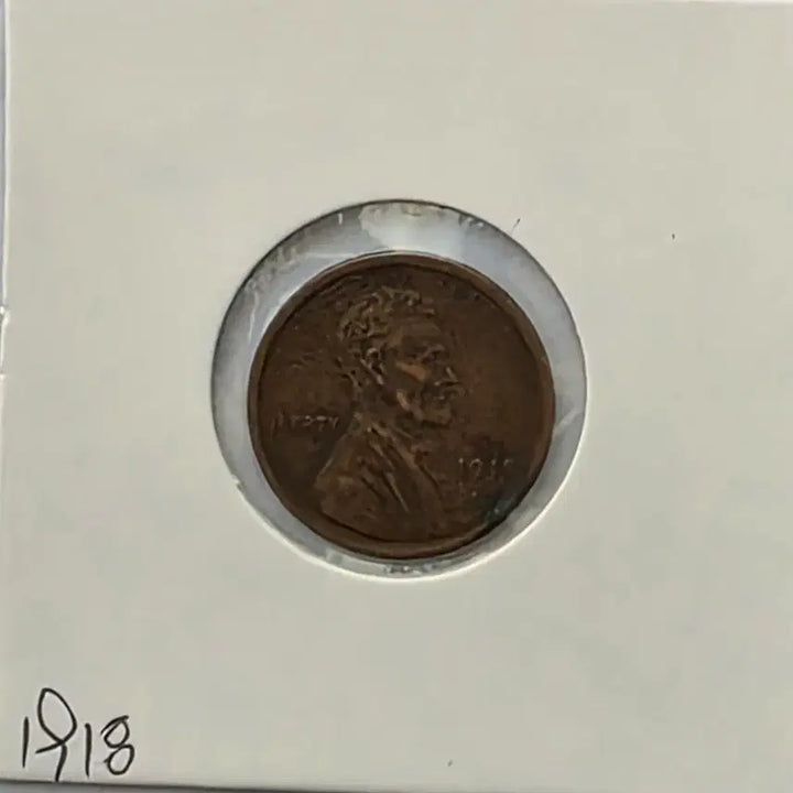 [BUNJANG] 1918 Lincoln Cent Philadelphia Mint Penny / 링컨 1센트 1918년도 필라델피아 페니