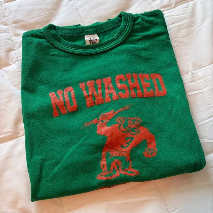 [BUNJANG] Collect Pisces Short Sleeve T-Shirt Green M / 컬렉트피시스 반팔 그린 M 상태 최상