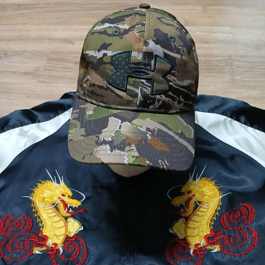 [BUNJANG] Under Armour Camo Military Ball Cap / under armour 언더아머 카모 밀리터리 볼캡 모자 개구리
