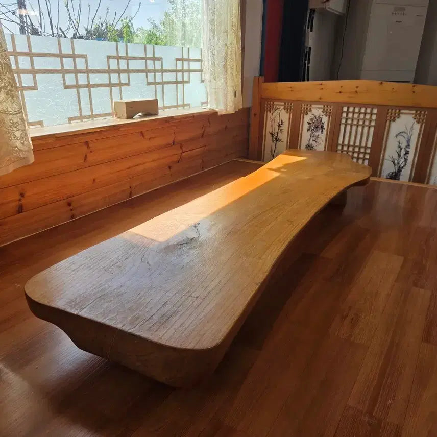 [BUNJANG] Solid Walnut Tea Table / 밤나무 차탁