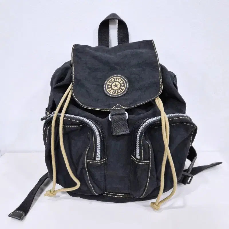 [BUNJANG] Kipling Black Backpack / 키플링 블랙 백팩