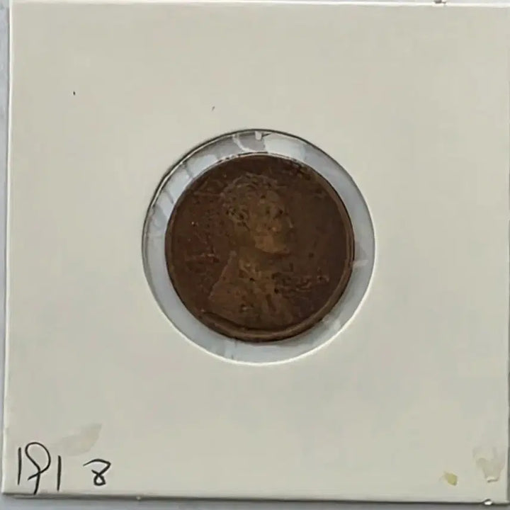 [BUNJANG] 1918 Lincoln Cent Philadelphia Mint Penny / 링컨 1센트 1918년도 필라델피아 페니
