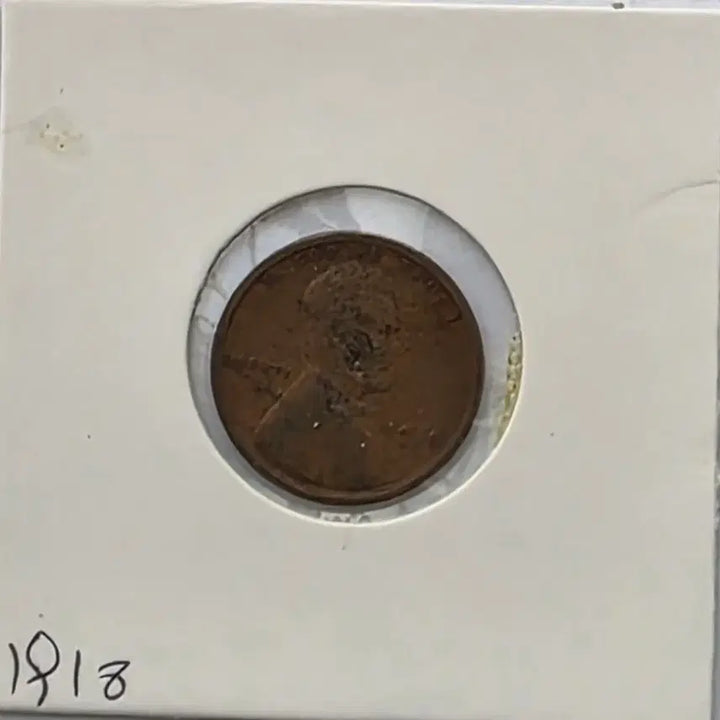 [BUNJANG] 1918 Lincoln Cent Penny Philadelphia Mint / 링컨 1센트 1918년도 필라델피아 페니