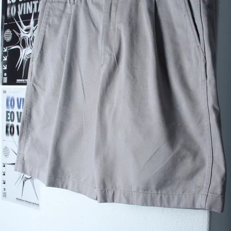 [BUNJANG] Pottery Grey Chino Shorts Pants Size 3 / (L-XL) 포터리 반바지 팬츠 그레이 치노 아메카지 3사이즈-259F
