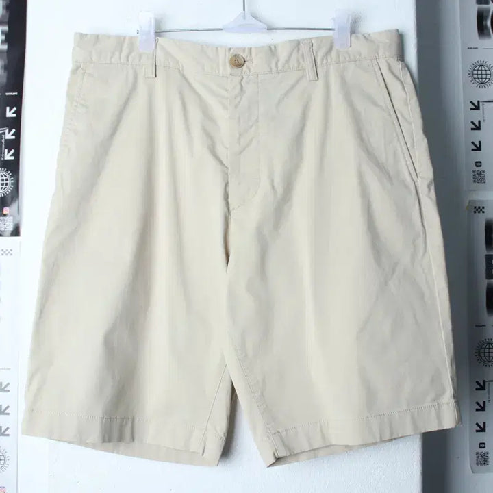 [BUNJANG] Beanpole Chino Shorts Beige / (L) 빈폴 반바지 팬츠 베이지 치노 아메카지-25A1