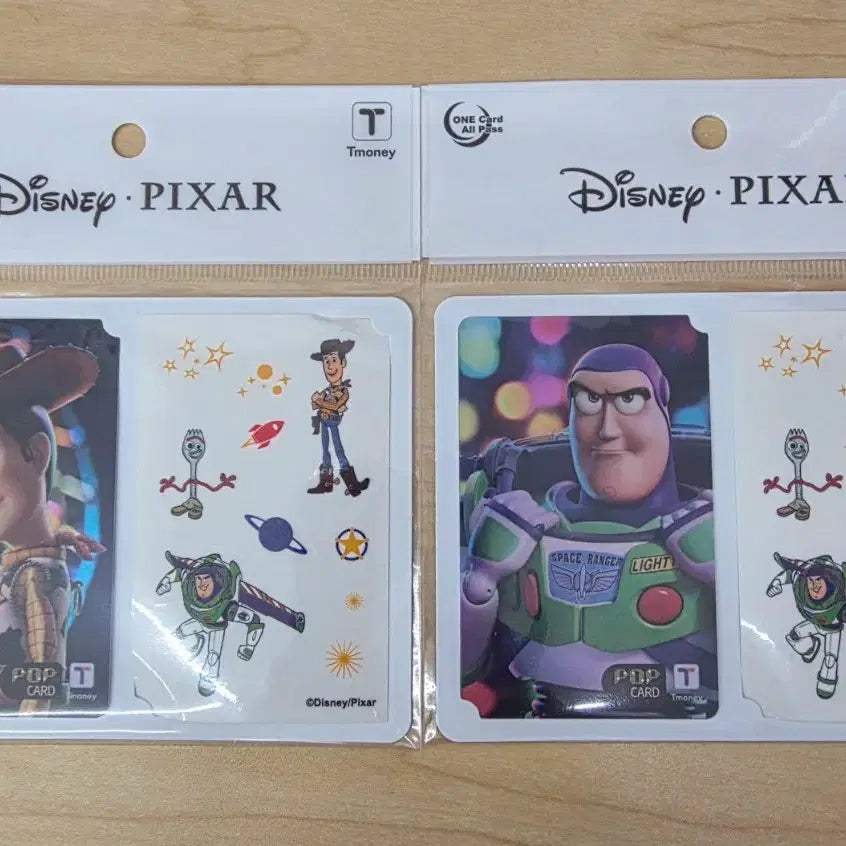 [BUNJANG] Toy Story T-Money Transportation Card (Buzz, Woody) / 토이스토리 티머니 교통카드 (버즈, 우디)