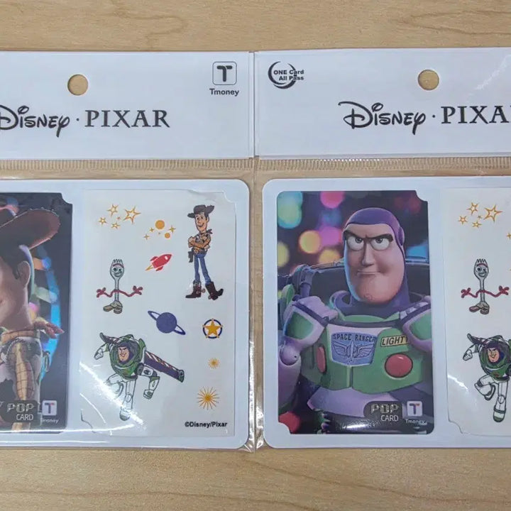 [BUNJANG] Toy Story T-Money Transportation Card (Buzz, Woody) / 토이스토리 티머니 교통카드 (버즈, 우디)
