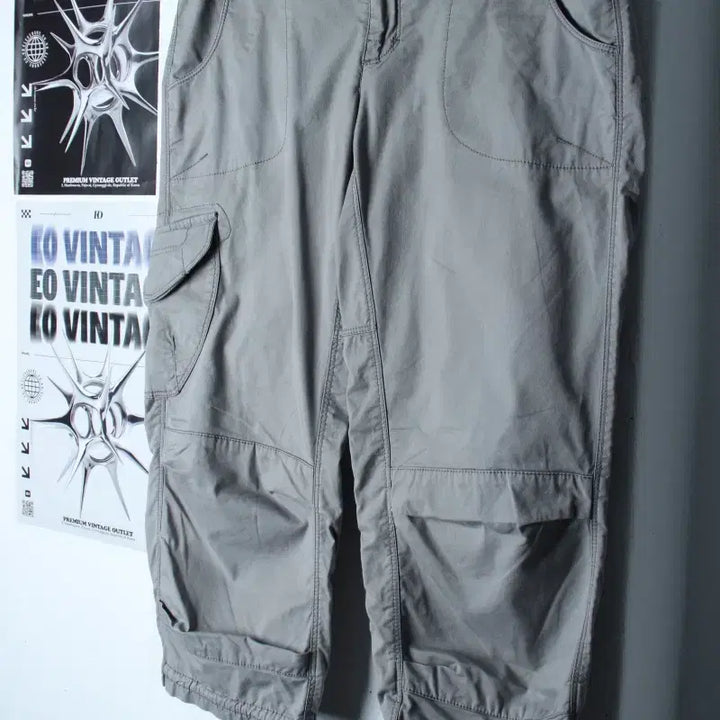 [BUNJANG] The North Face 7-Part Charcoal Cotton Shorts / W(L) 노스페이스 반바지 팬츠 7부 차콜 면-25A5