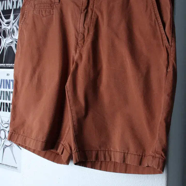 [BUNJANG] Tommy Hilfiger Big Size Shorts Pants (2XL-3XL) - Brown / (2XL-3XL) 타미힐피거 반바지 팬츠 빅사이즈 브라운-25A7