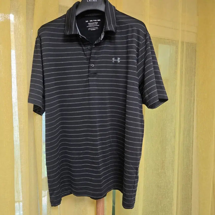[BUNJANG] Under Armour Playoff Striped Polo Shirt XXL / 언더아머 플레이오프 XXL 스트라이프 폴로티