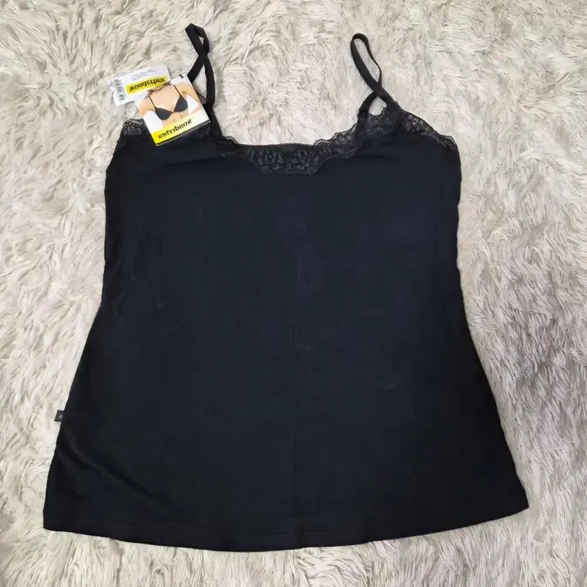 [BUNJANG] Wonderbra Black Lace Camisole M / 새제품 원더브라 블랙 레이스 끈나시 M